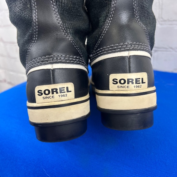 |•SOREL•| Trivoli High Black Waterproof Winter Boots Size 8.5 - Picture 7 of 12